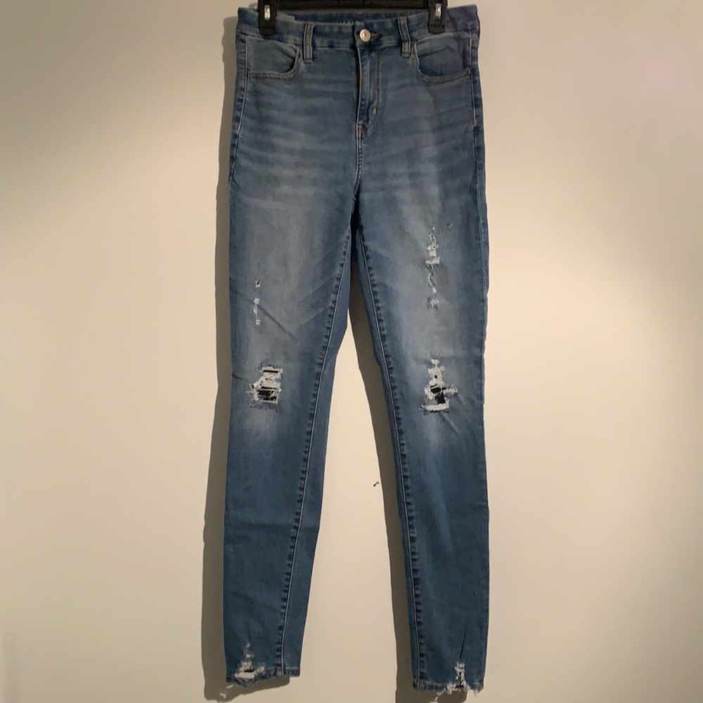 American Eagle outfitters Next Level Stretch Curvy High-Rise Jegging Sz 10 XLong